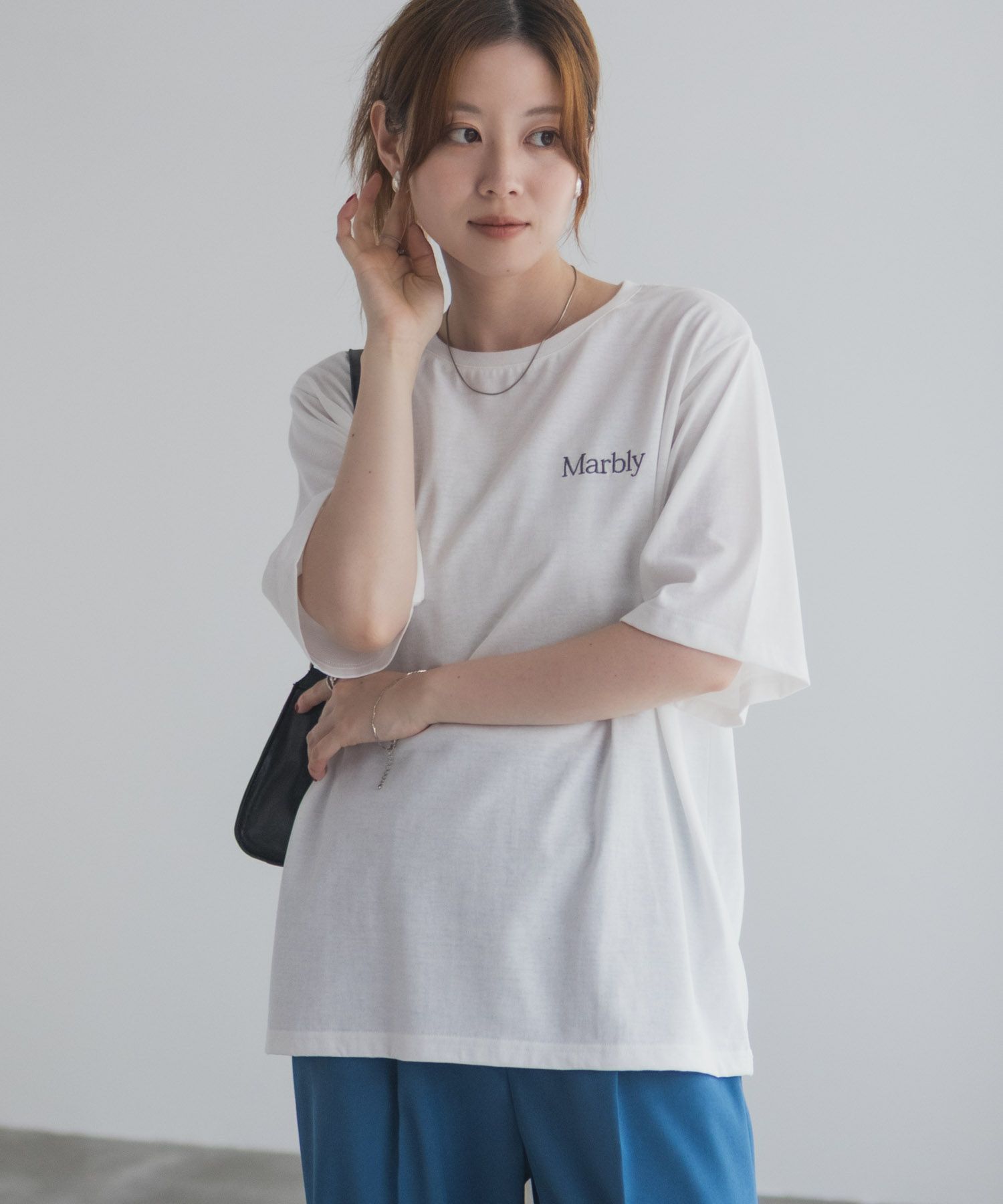 T-GRAPHICS  フラワープリントTシャツ レディース メール便 対応商品商品画像-12