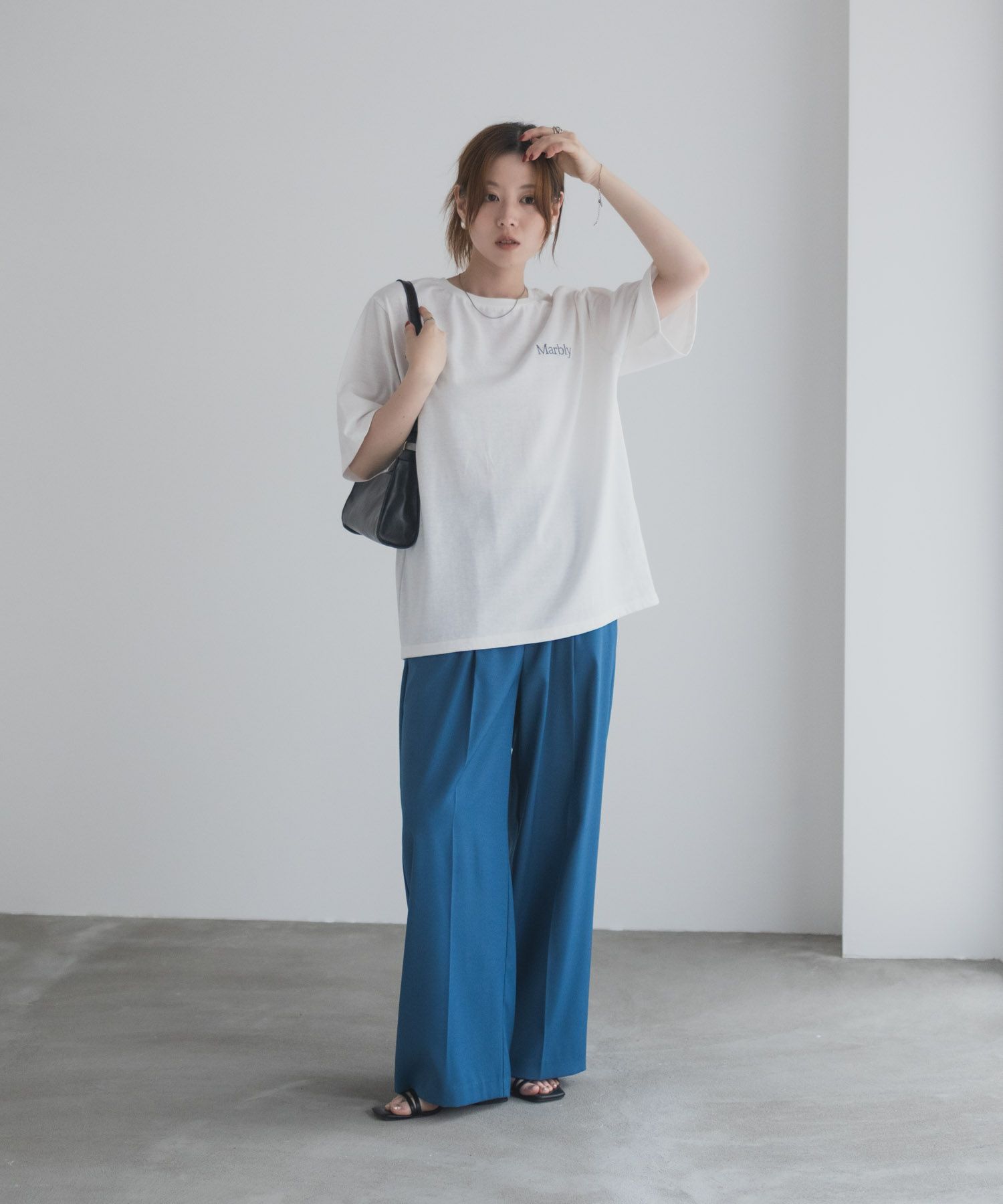 T-GRAPHICS  フラワープリントTシャツ レディース メール便 対応商品商品画像-15