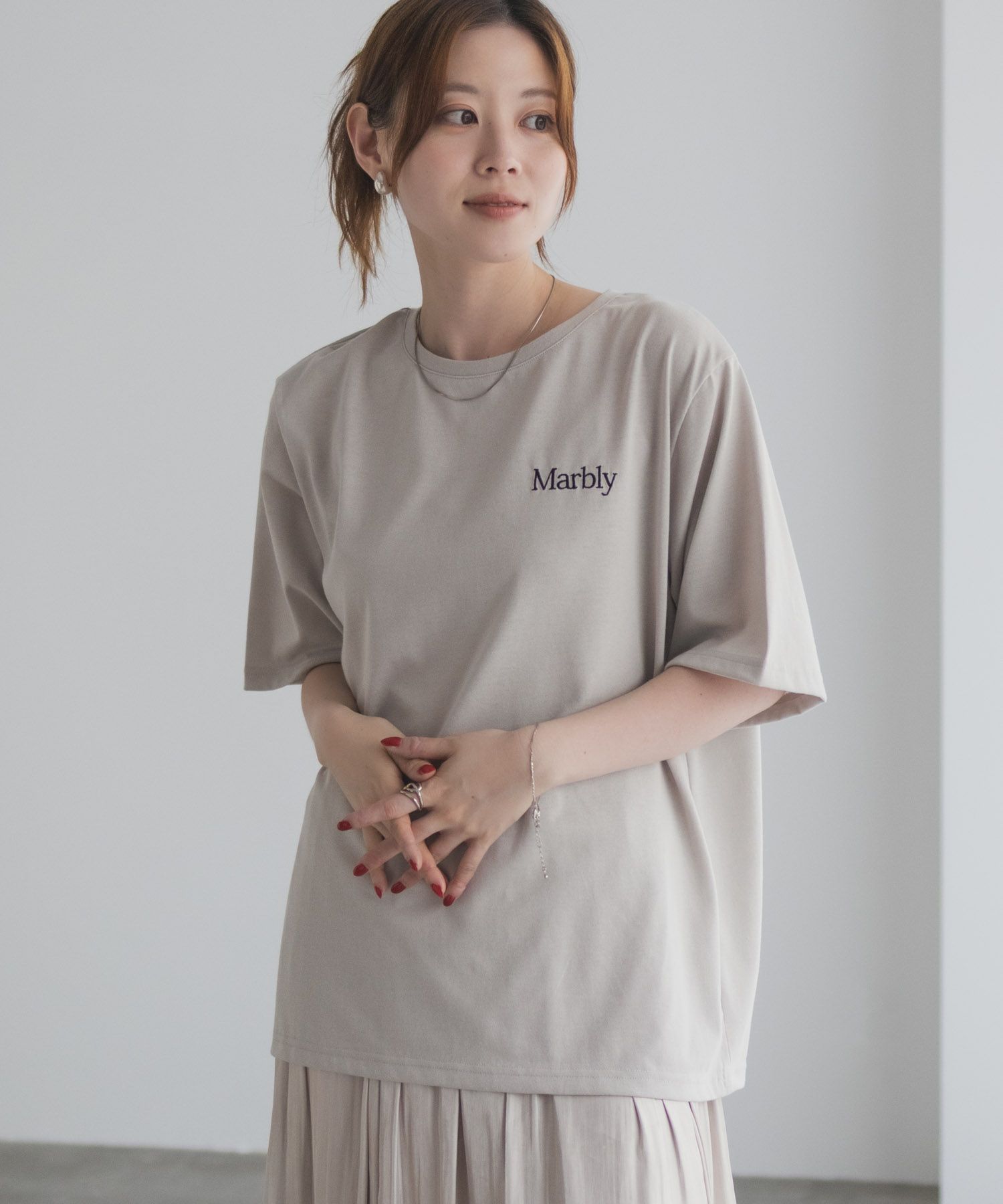 T-GRAPHICS  フラワープリントTシャツ レディース メール便 対応商品商品画像-16