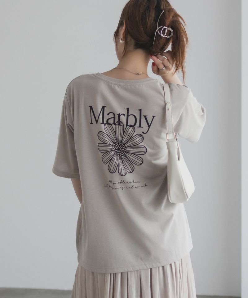 T-GRAPHICS  フラワープリントTシャツ レディース メール便 対応商品商品画像-18