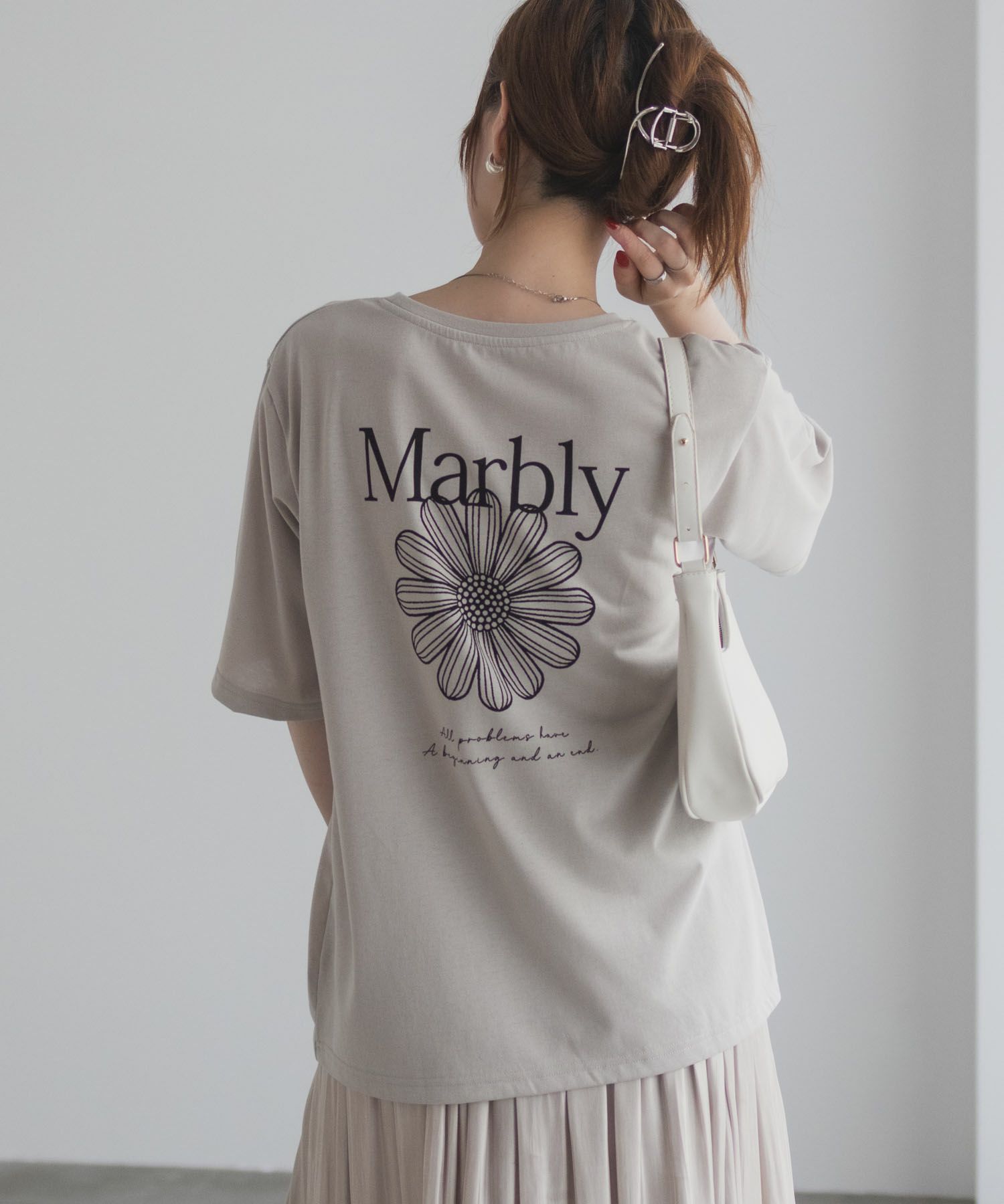 T-GRAPHICS  フラワープリントTシャツ レディース メール便 対応商品商品画像-18