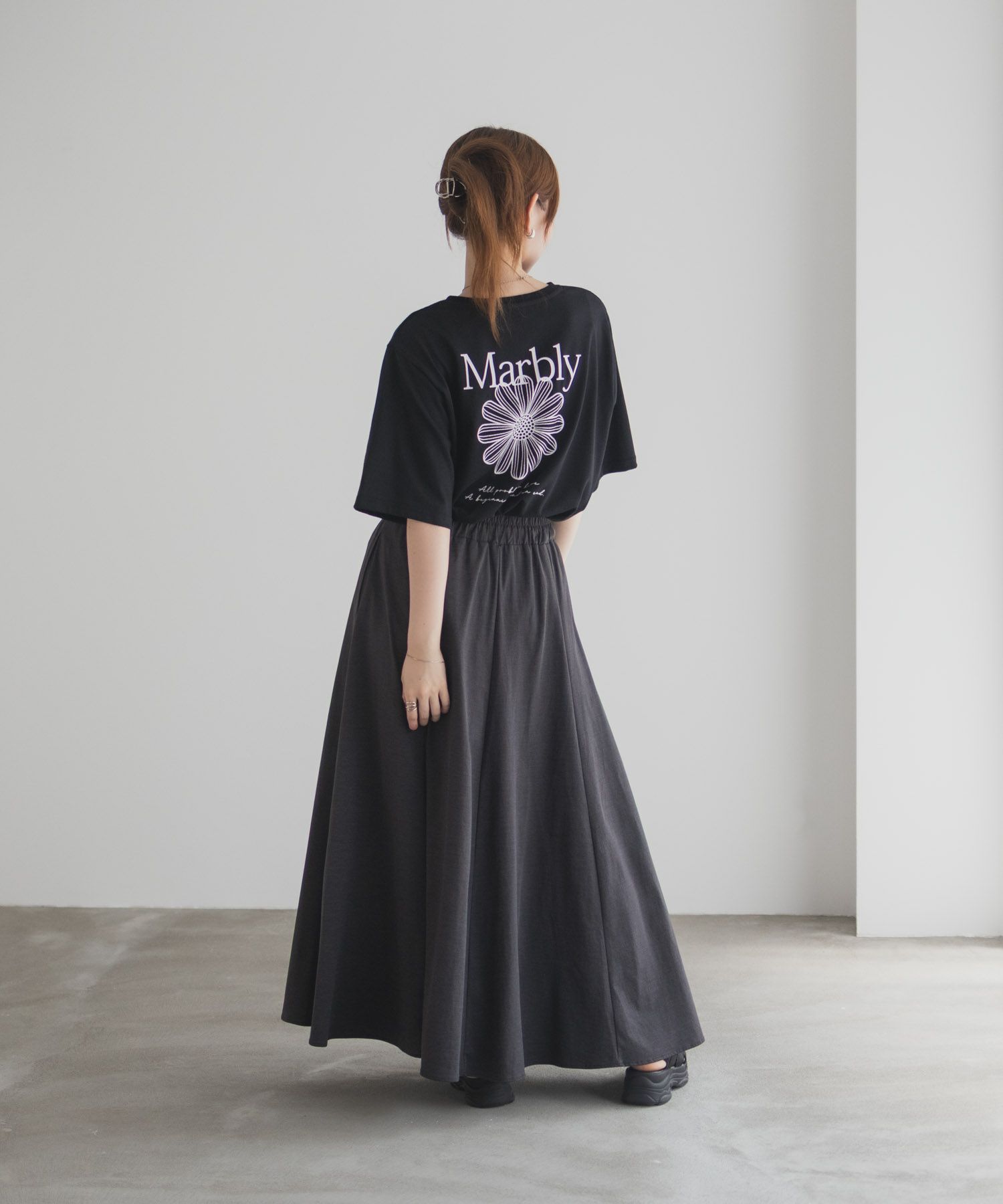 T-GRAPHICS  フラワープリントTシャツ レディース メール便 対応商品商品画像-33