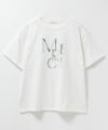 Idnes MERCI箔プリントTシャツ レディース ネコポス 対応商品