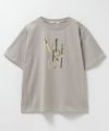 Idnes MERCI箔プリントTシャツ レディース ネコポス 対応商品