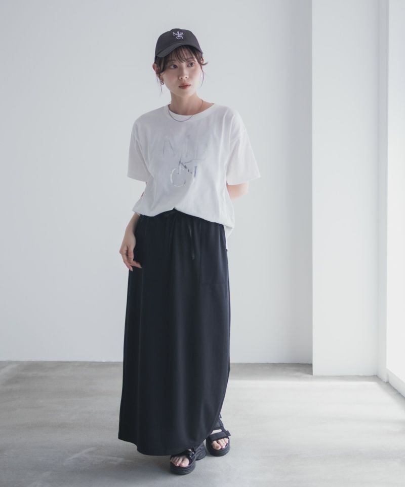 Idnes MERCI箔プリントTシャツ レディース メール便 対応商品商品画像-14