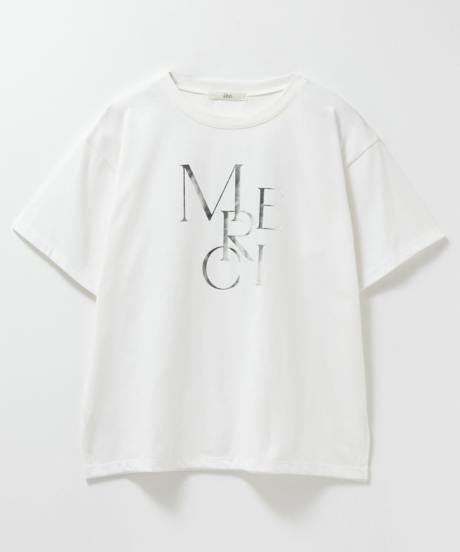 Idnes MERCI箔プリントTシャツ レディース メール便 対応商品商品サムネイル-21