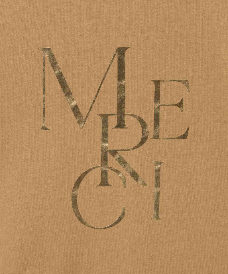 Idnes MERCI箔プリントTシャツ レディース メール便 対応商品商品画像-25