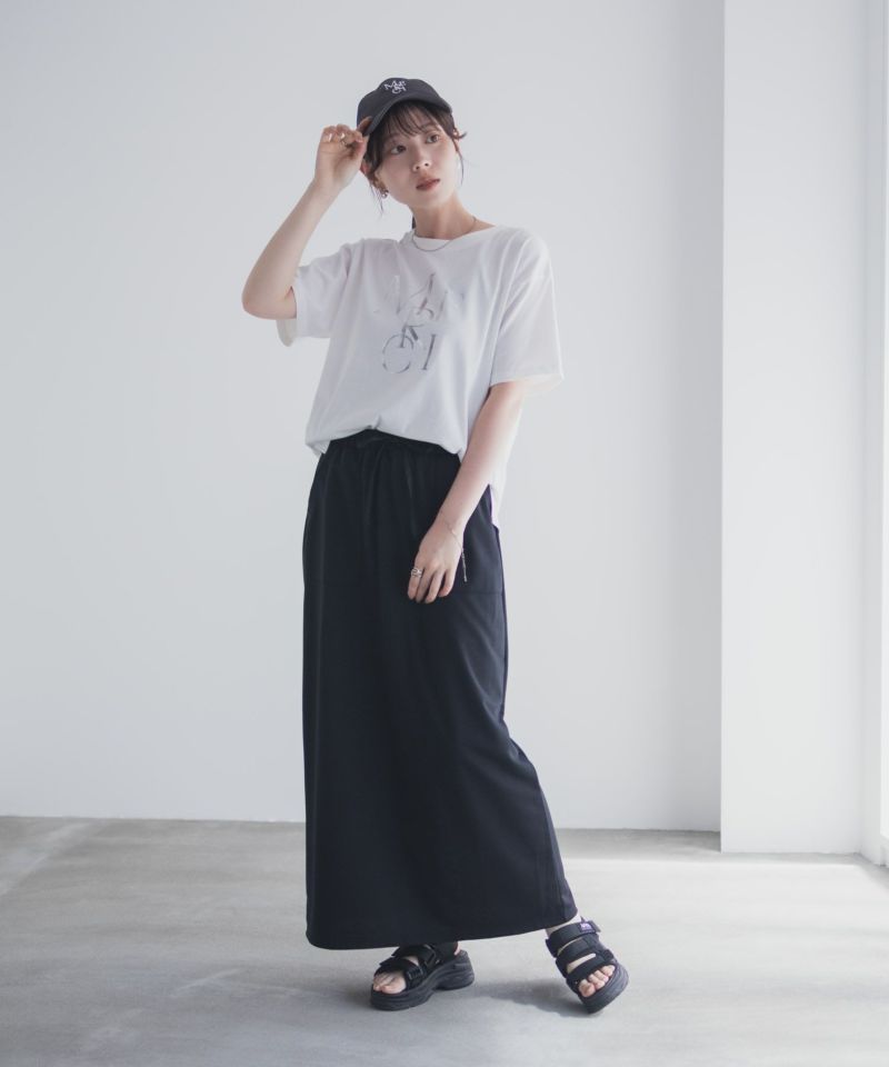 Idnes MERCI箔プリントTシャツ レディース メール便 対応商品商品画像-30