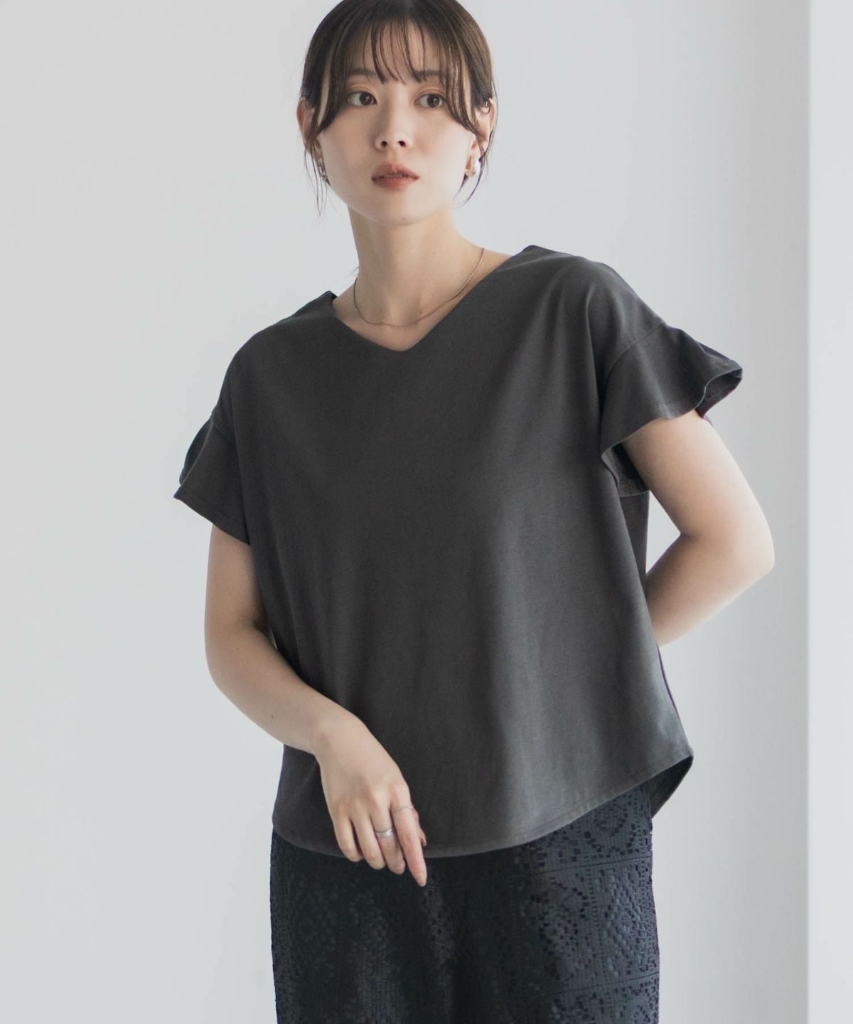 Idnes スリーブデザインTシャツ レディース ネコポス 対応商品