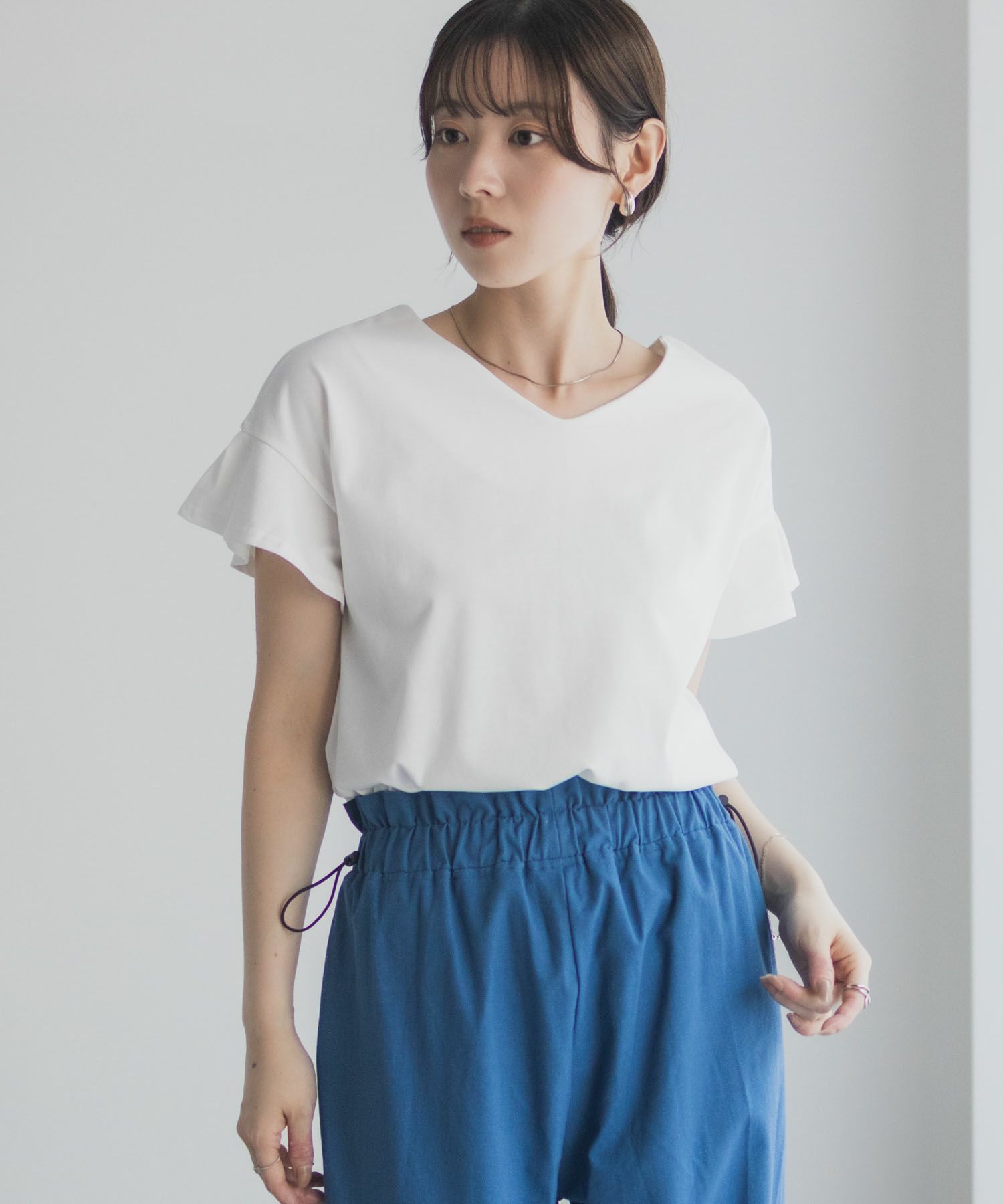 Idnes スリーブデザインTシャツ レディース メール便 対応商品商品サムネイル-14