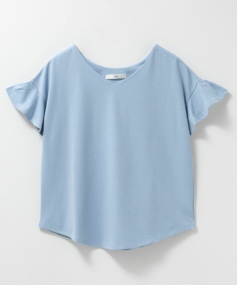 Idnes スリーブデザインTシャツ レディース メール便 対応商品商品画像-21