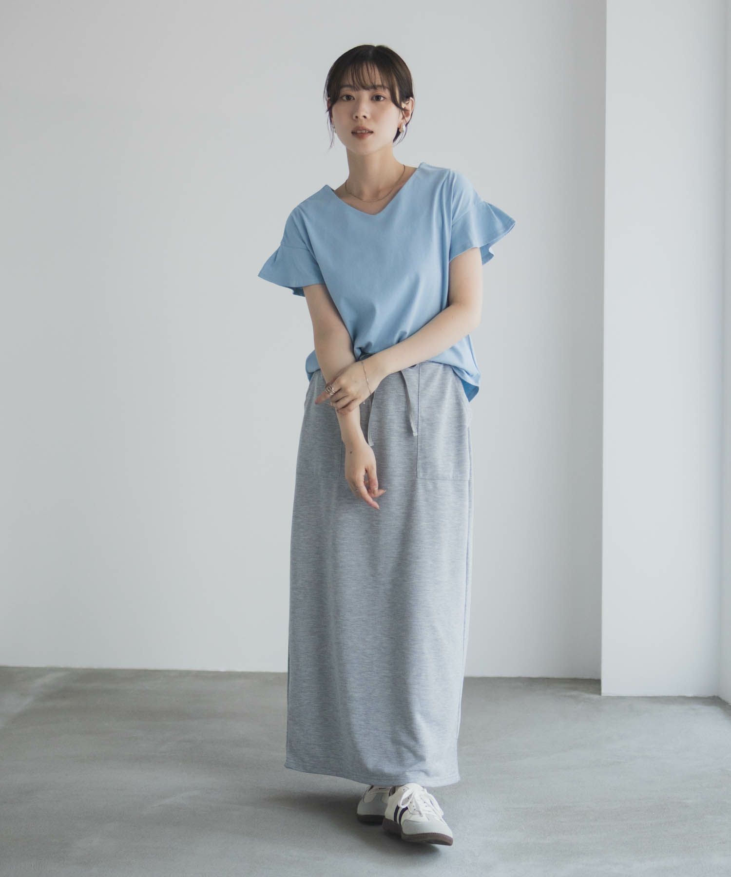 Idnes スリーブデザインTシャツ レディース メール便 対応商品商品サムネイル-29