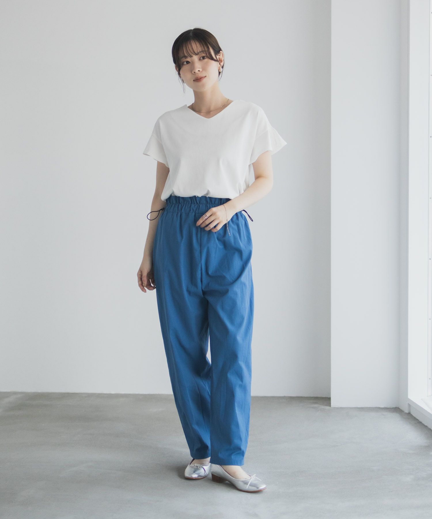 Idnes スリーブデザインTシャツ レディース メール便 対応商品商品画像-30