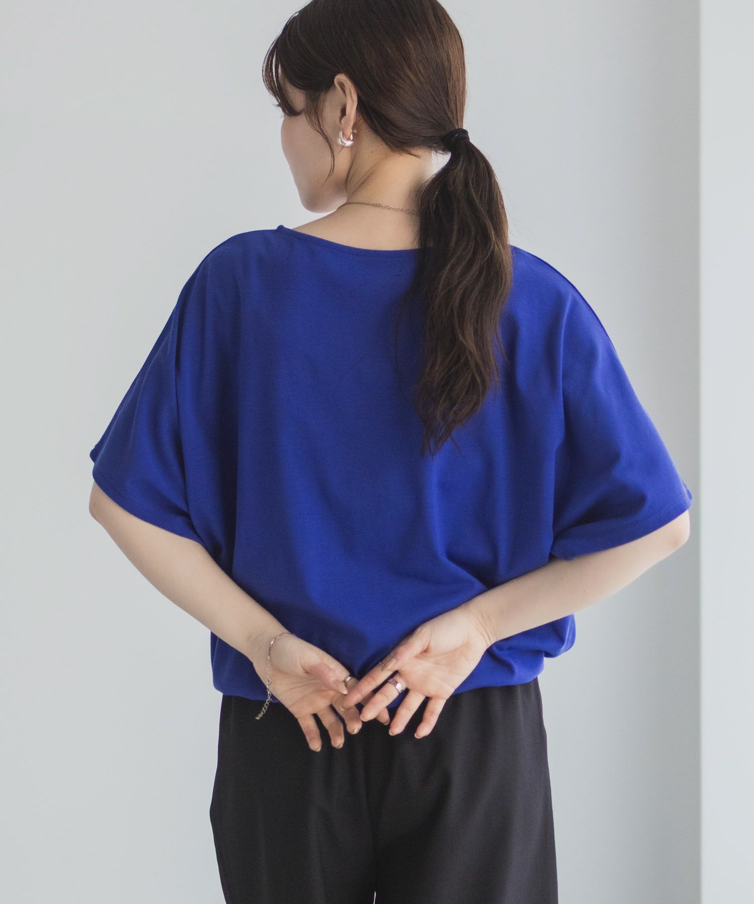 Idnes 裾ドロストカットソー レディース ネコポス 対応商品