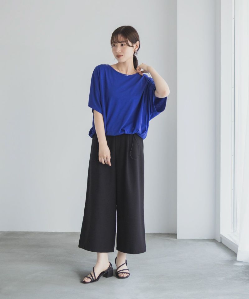 Idnes 裾ドロストカットソー レディース メール便 対応商品商品画像-31