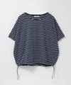 Idnes 裾ドロストボーダーカットソー レディース ネコポス 対応商品