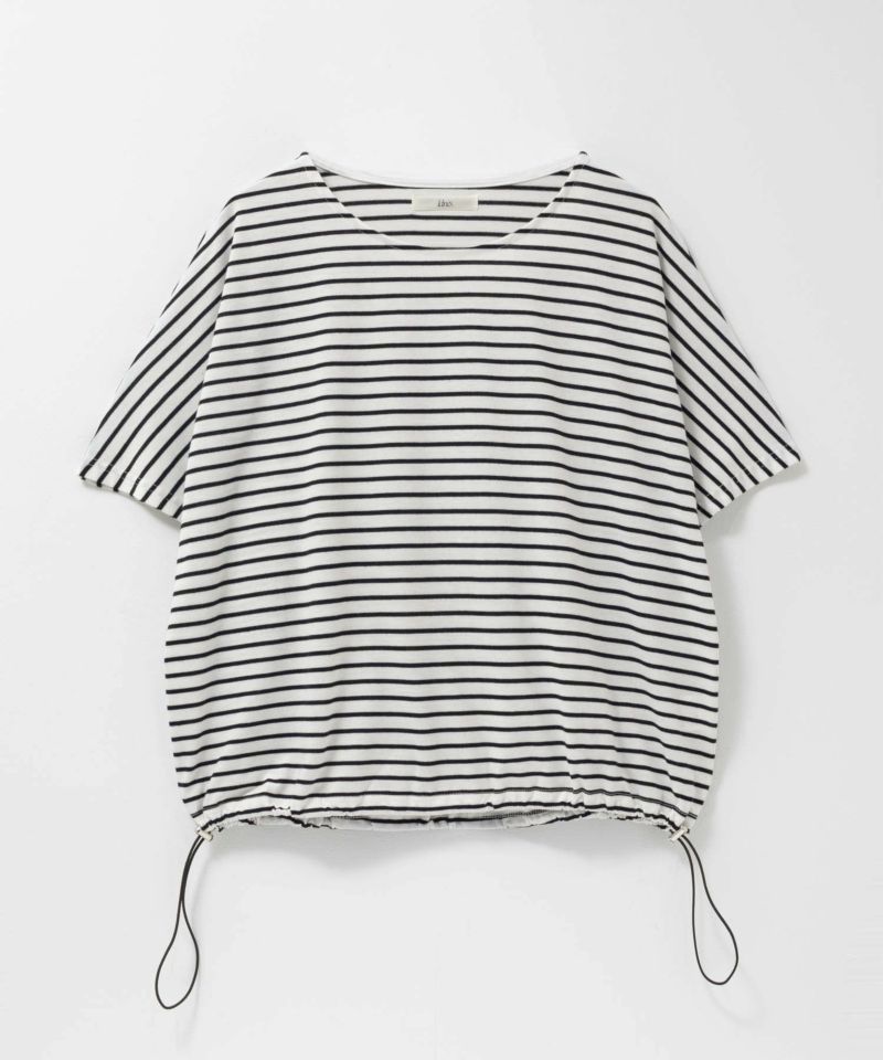 Idnes 裾ドロストボーダーカットソー レディース メール便 対応商品商品画像-21