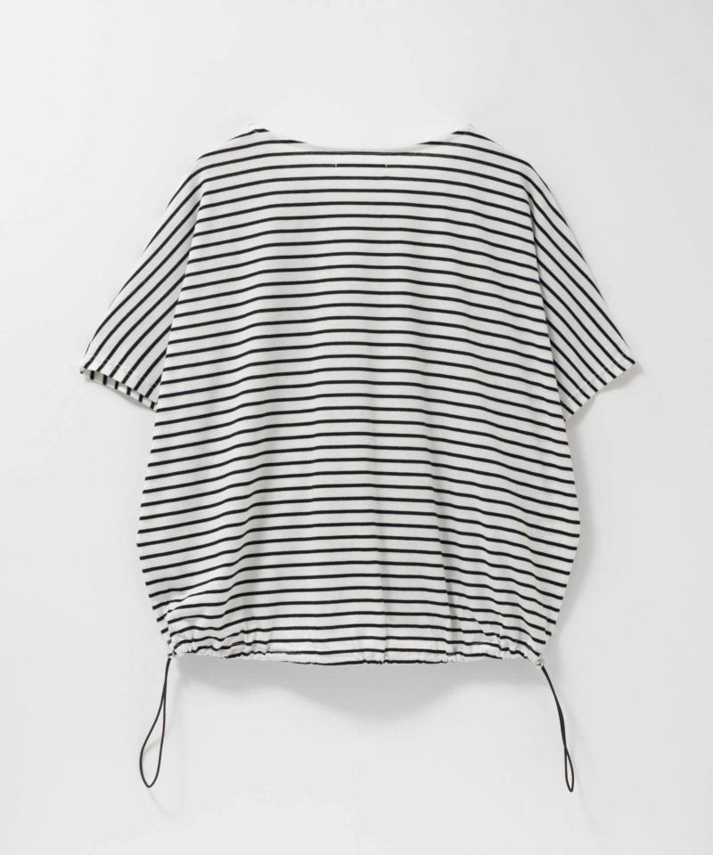 Idnes 裾ドロストボーダーカットソー レディース メール便 対応商品商品画像-22