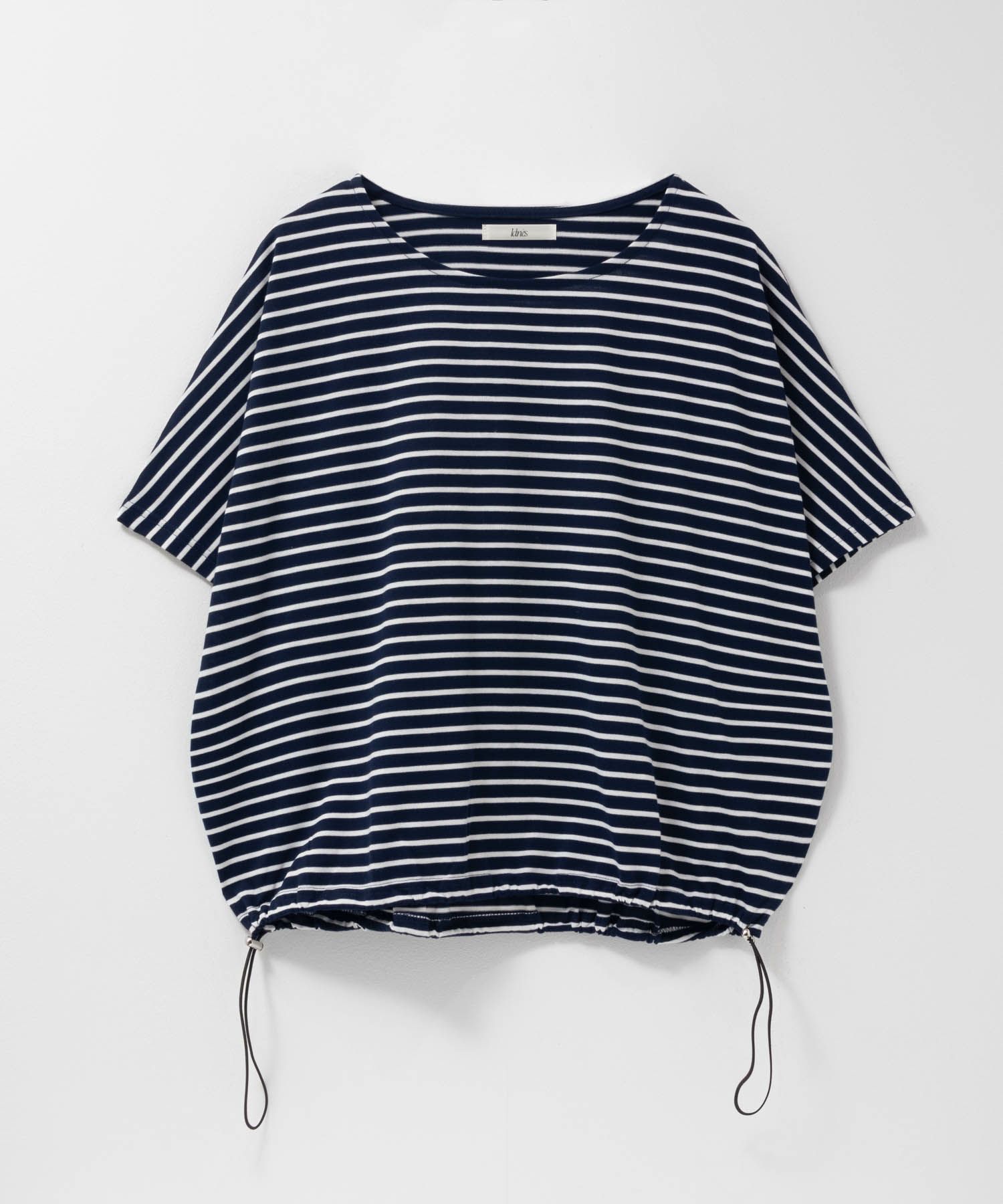 Idnes 裾ドロストボーダーカットソー レディース メール便 対応商品商品サムネイル-25