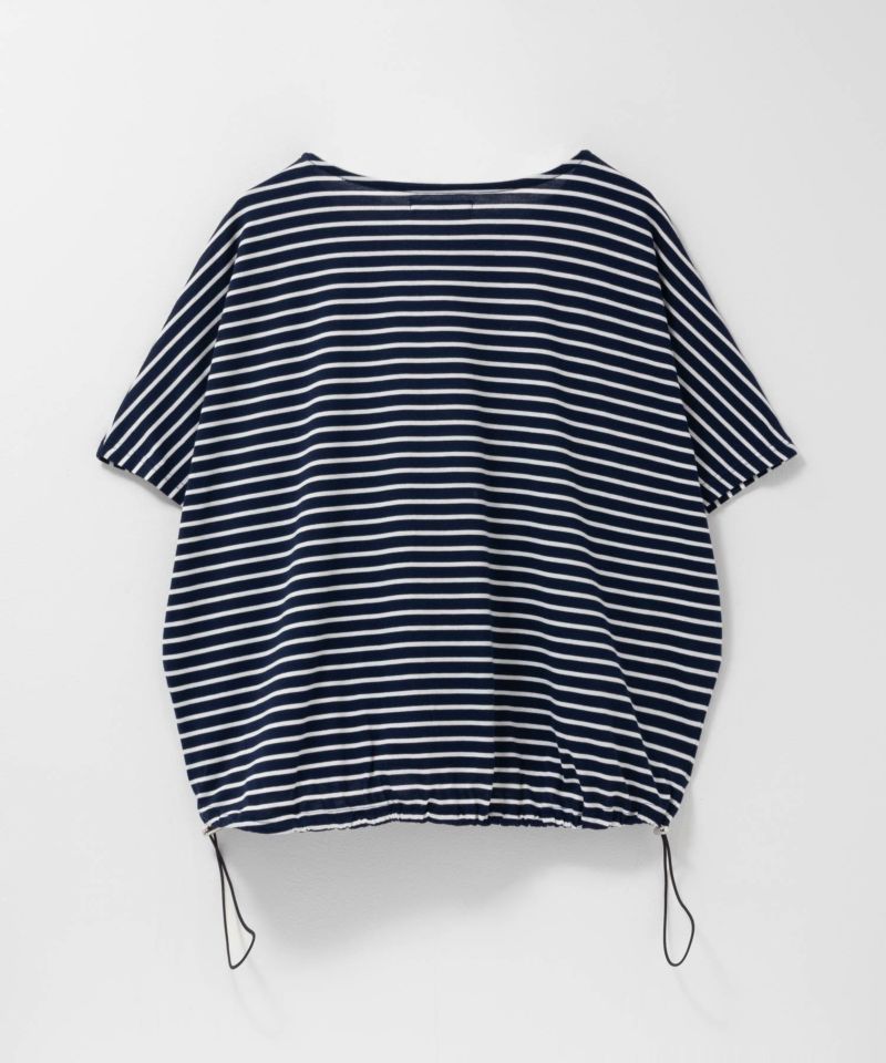 Idnes 裾ドロストボーダーカットソー レディース メール便 対応商品商品画像-26