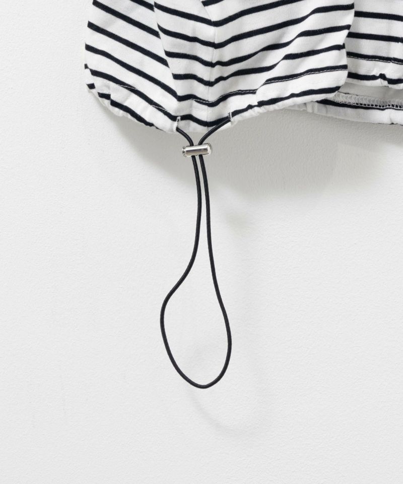 Idnes 裾ドロストボーダーカットソー レディース メール便 対応商品商品画像-27