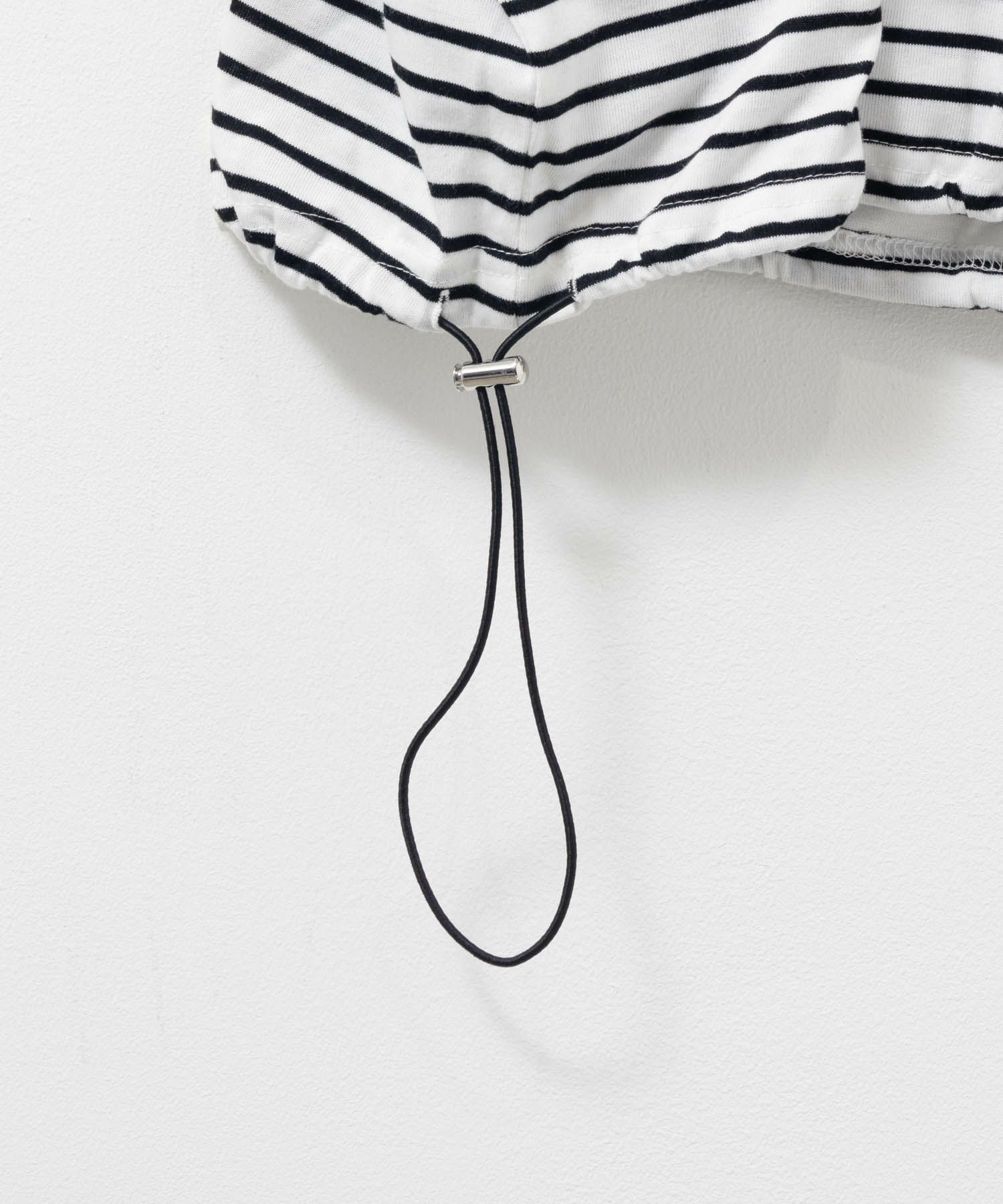 Idnes 裾ドロストボーダーカットソー レディース メール便 対応商品商品サムネイル-27