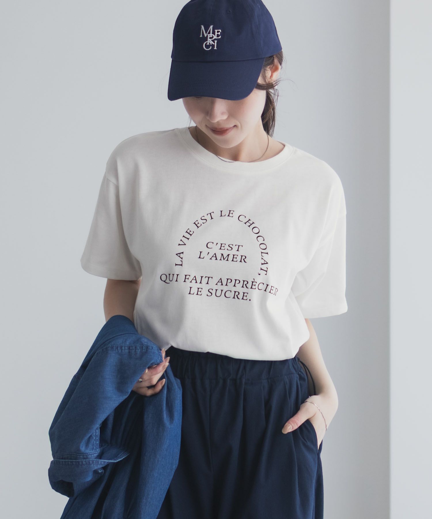 Idnes LavieestロゴTシャツ レディース ネコポス 対応商品