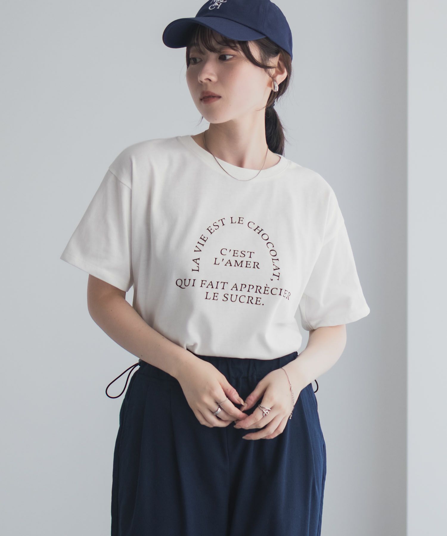 Idnes LavieestロゴTシャツ レディース ネコポス 対応商品