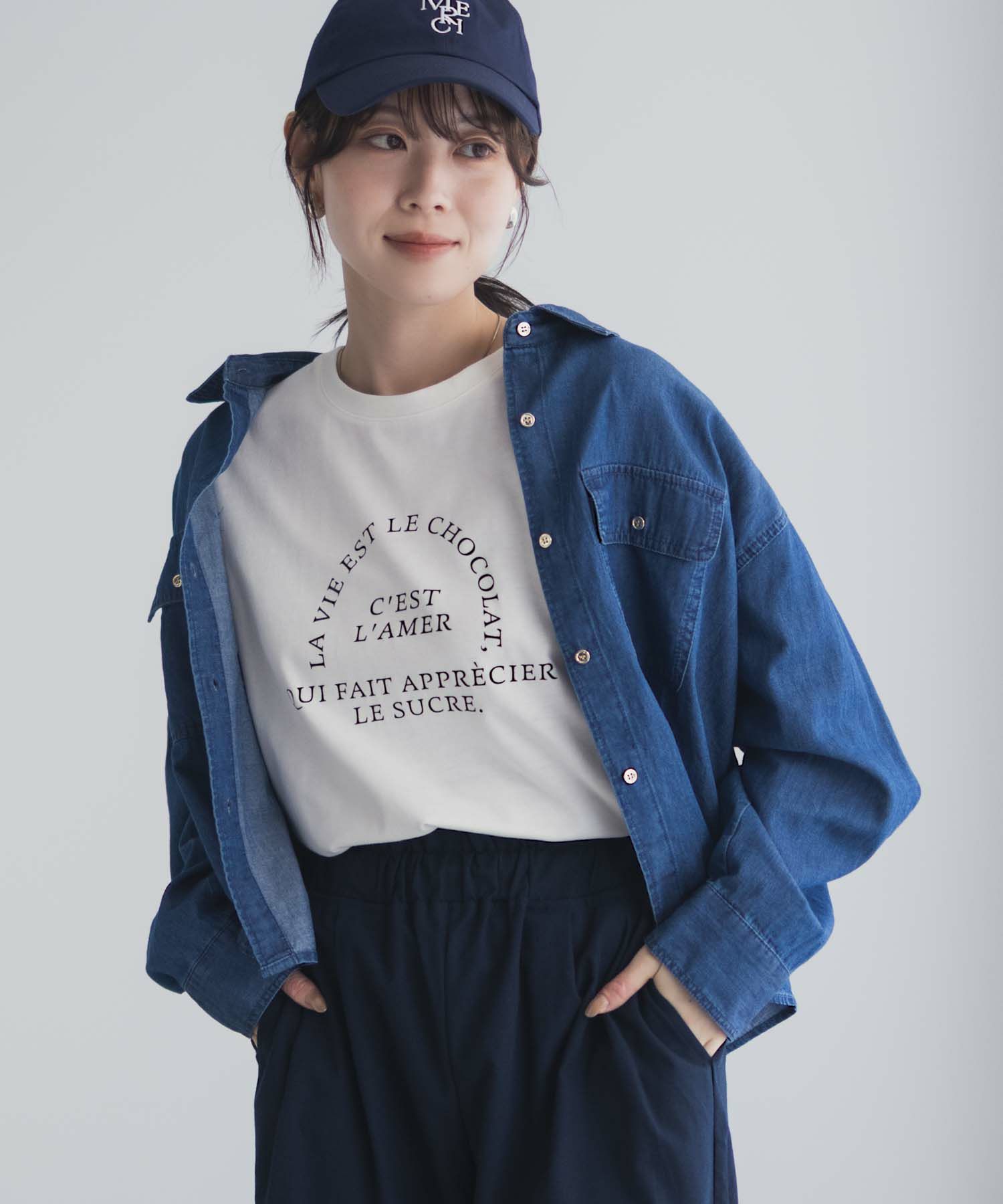 Idnes LavieestロゴTシャツ レディース メール便 対応商品商品サムネイル-7