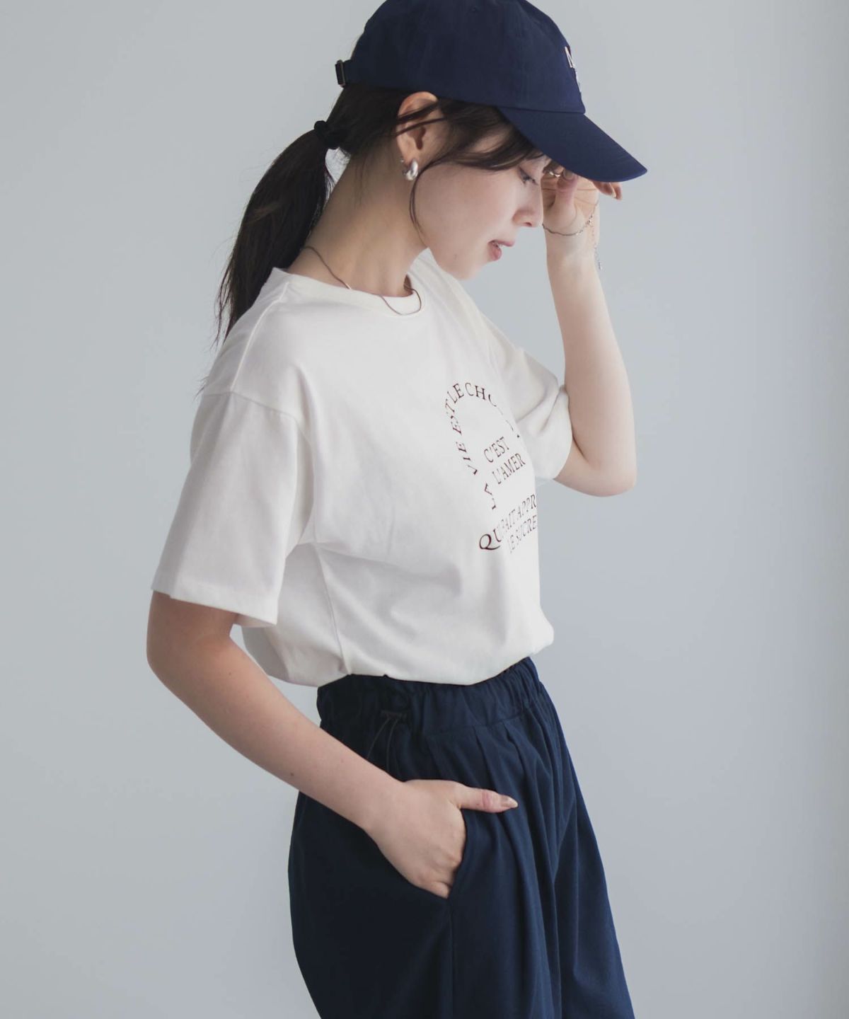 Idnes LavieestロゴTシャツ レディース ネコポス 対応商品