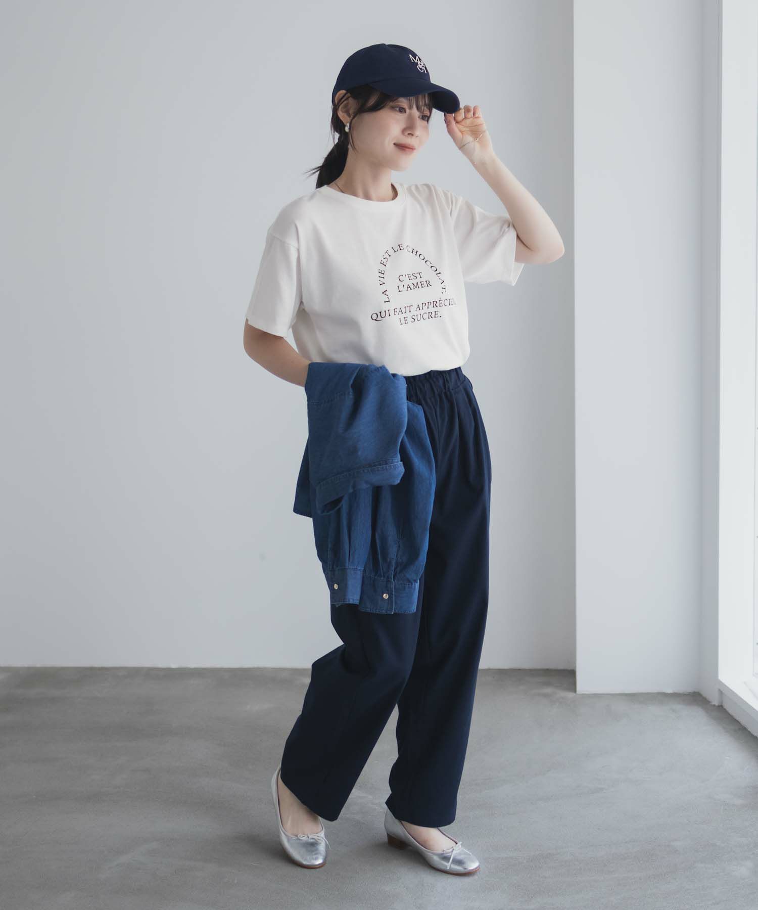 Idnes LavieestロゴTシャツ レディース ネコポス 対応商品