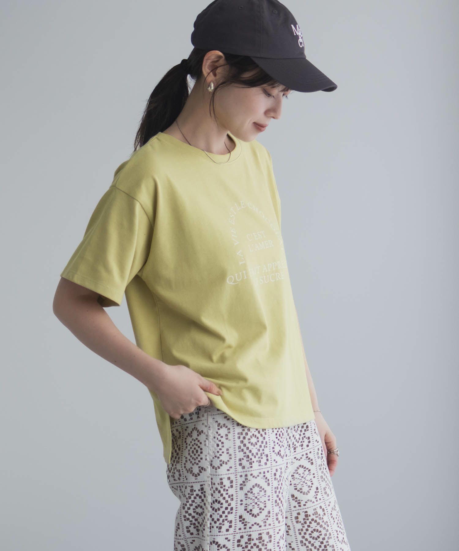 Idnes LavieestロゴTシャツ レディース メール便 対応商品商品画像-12