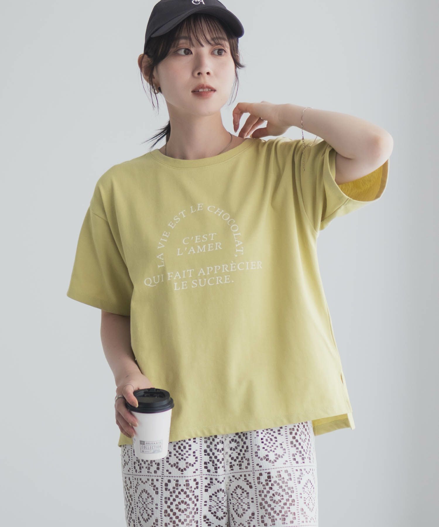 Idnes LavieestロゴTシャツ レディース メール便 対応商品商品画像-14