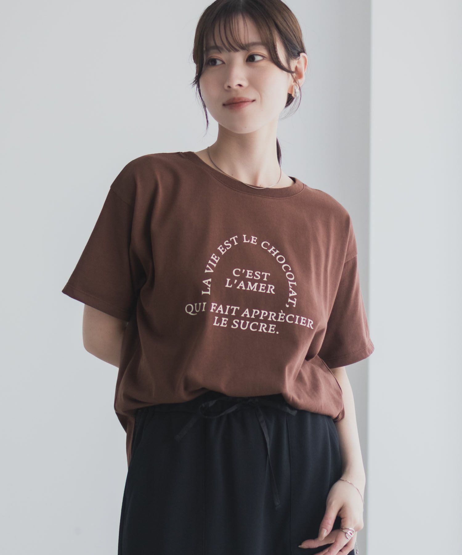 Idnes LavieestロゴTシャツ レディース メール便 対応商品商品画像-16