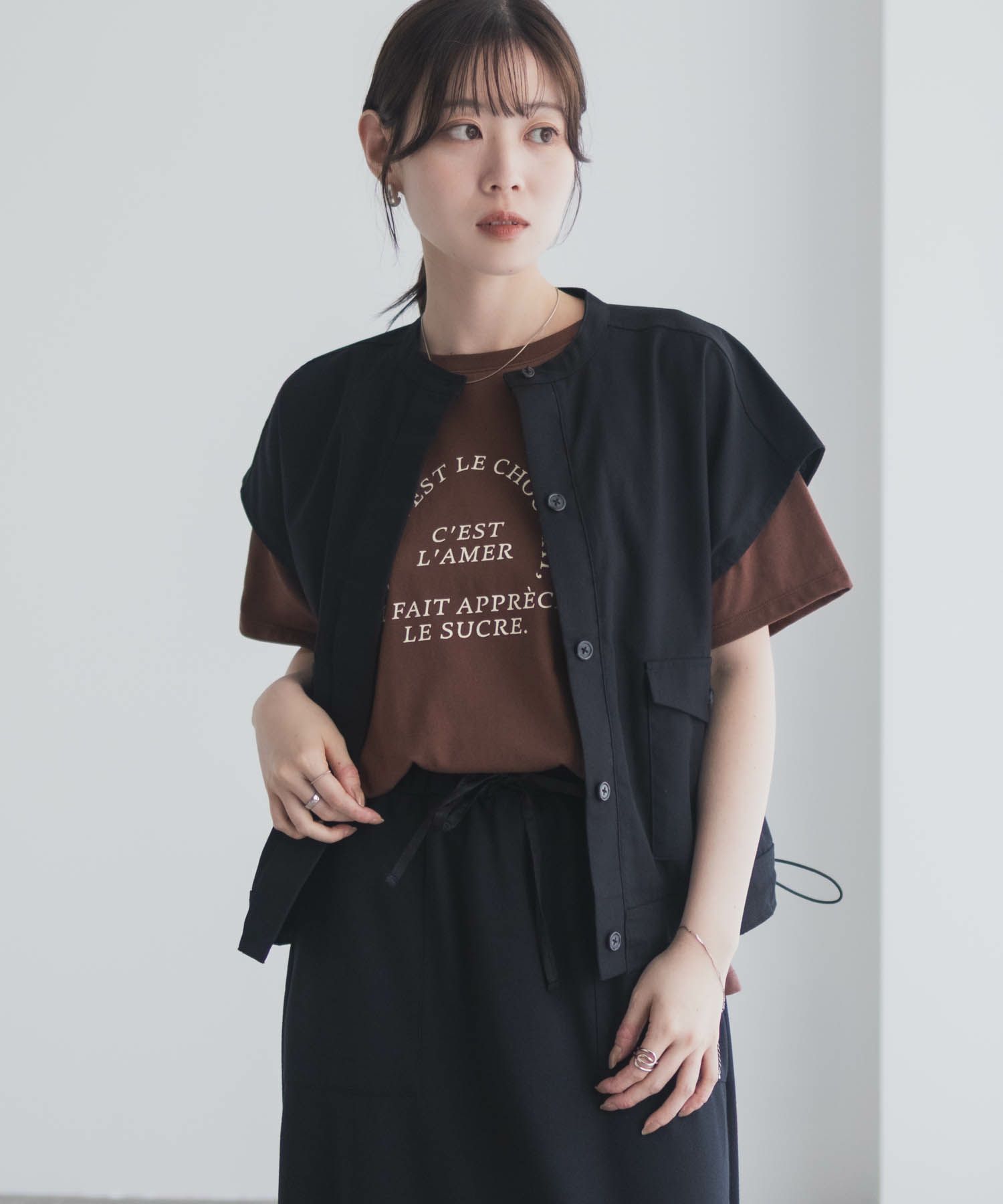 Idnes LavieestロゴTシャツ レディース メール便 対応商品商品画像-19