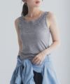 Idnes モチーフレースタンクトップA柄 レディース ネコポス 対応商品