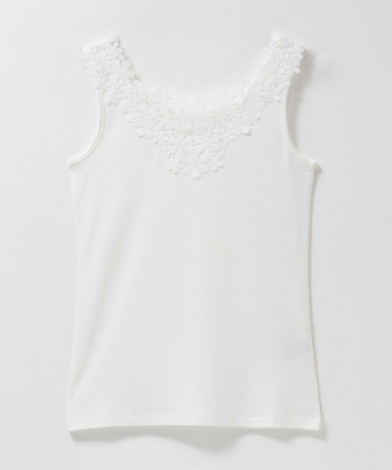 Idnes モチーフレースタンクトップA柄 レディース メール便 対応商品商品画像-18