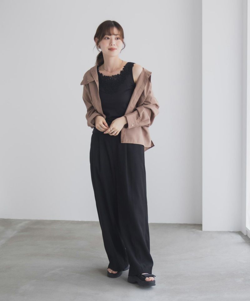 Idnes モチーフレースタンクトップA柄 レディース メール便 対応商品商品画像-26