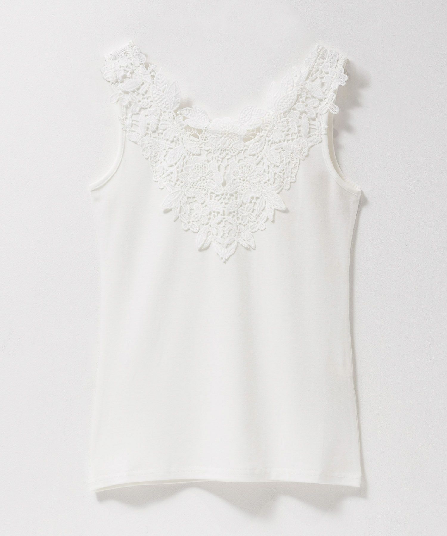 Idnes モチーフレースタンクトップB柄 レディース メール便 対応商品商品サムネイル-26