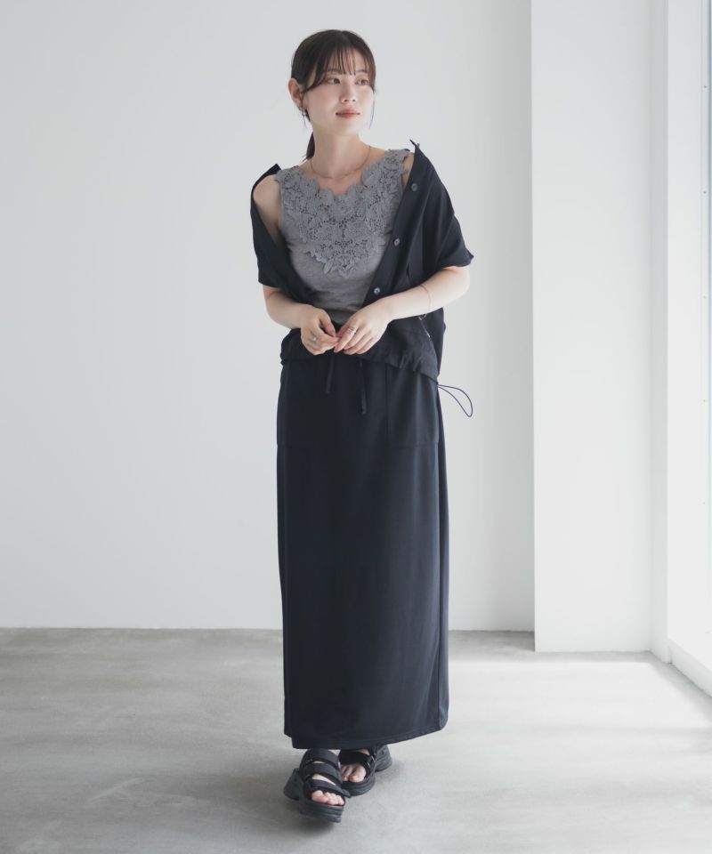 Idnes モチーフレースタンクトップB柄 レディース メール便 対応商品商品画像-32