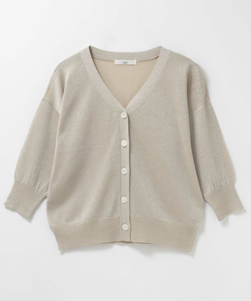 Idnes ラメVネックカーディガン レディース商品画像-23