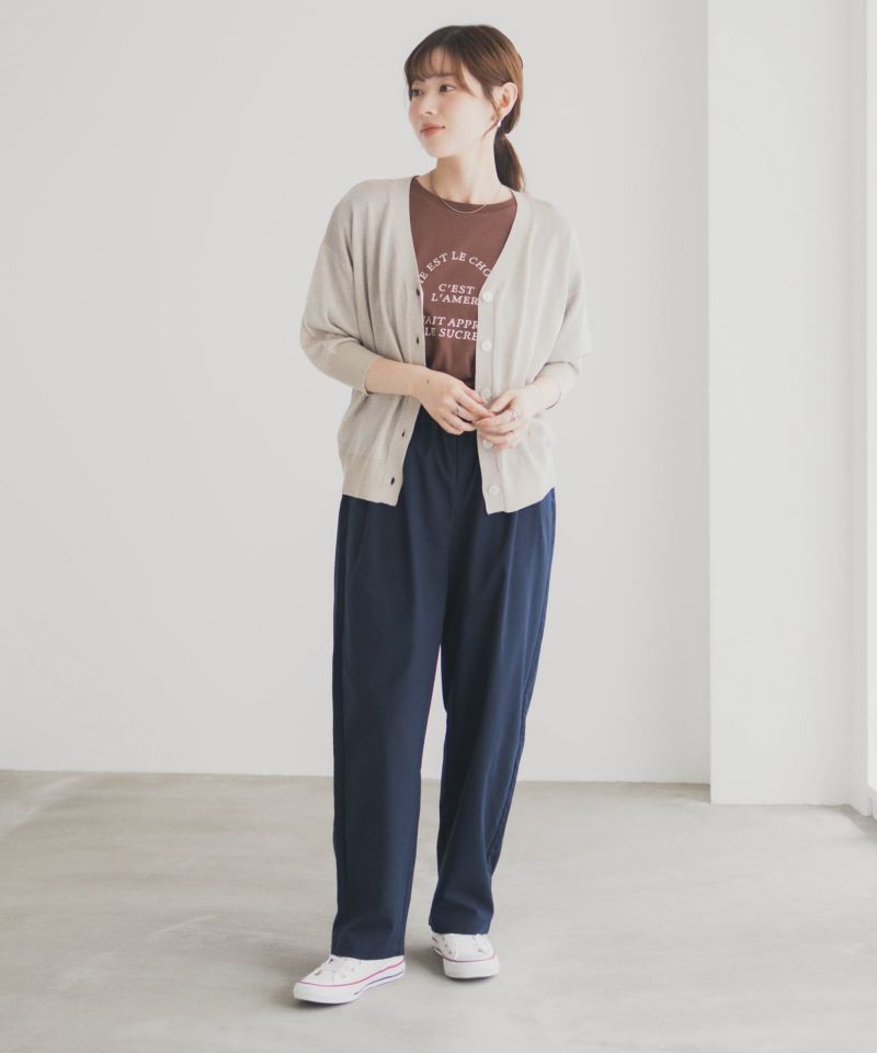 Idnes ラメVネックカーディガン レディース商品画像-29