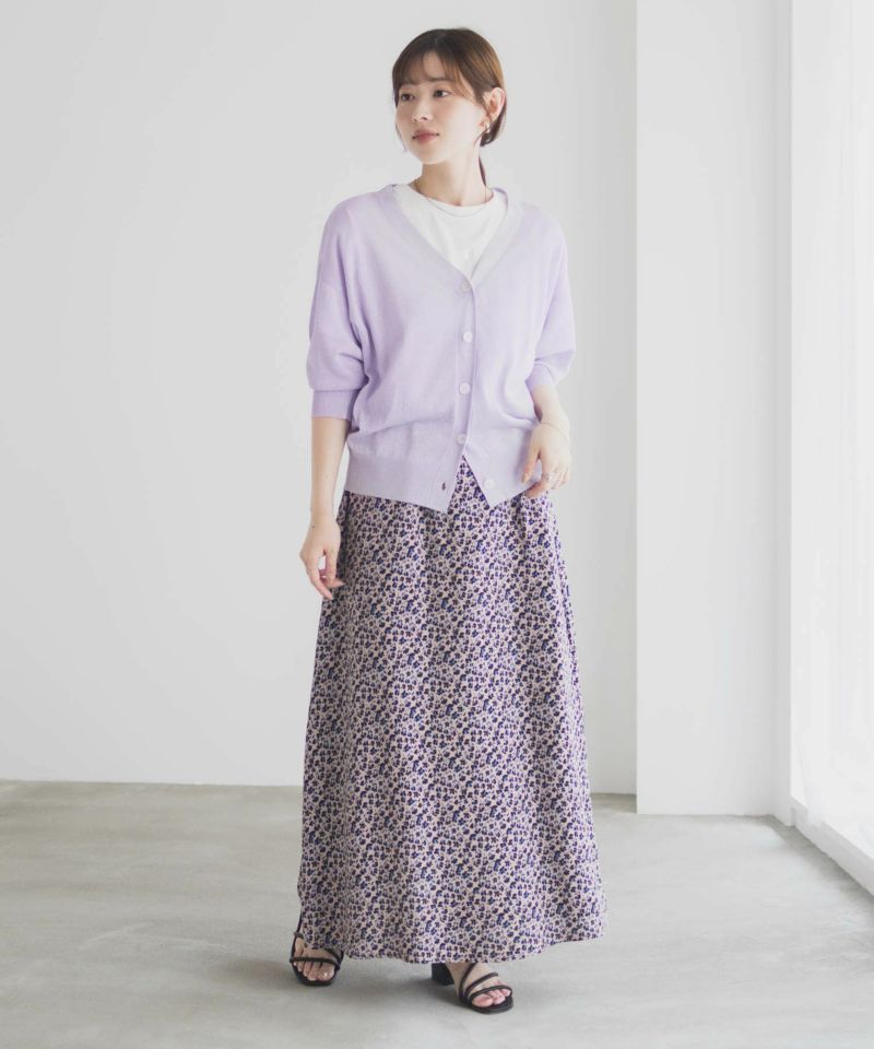 Idnes ラメVネックカーディガン レディース商品画像-30