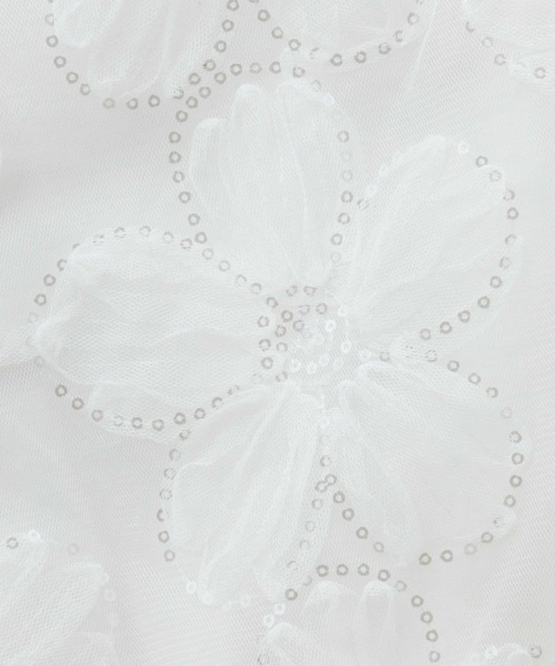 Idnes フラワーチュールハーフスリーブカーディガン レディース商品画像-24