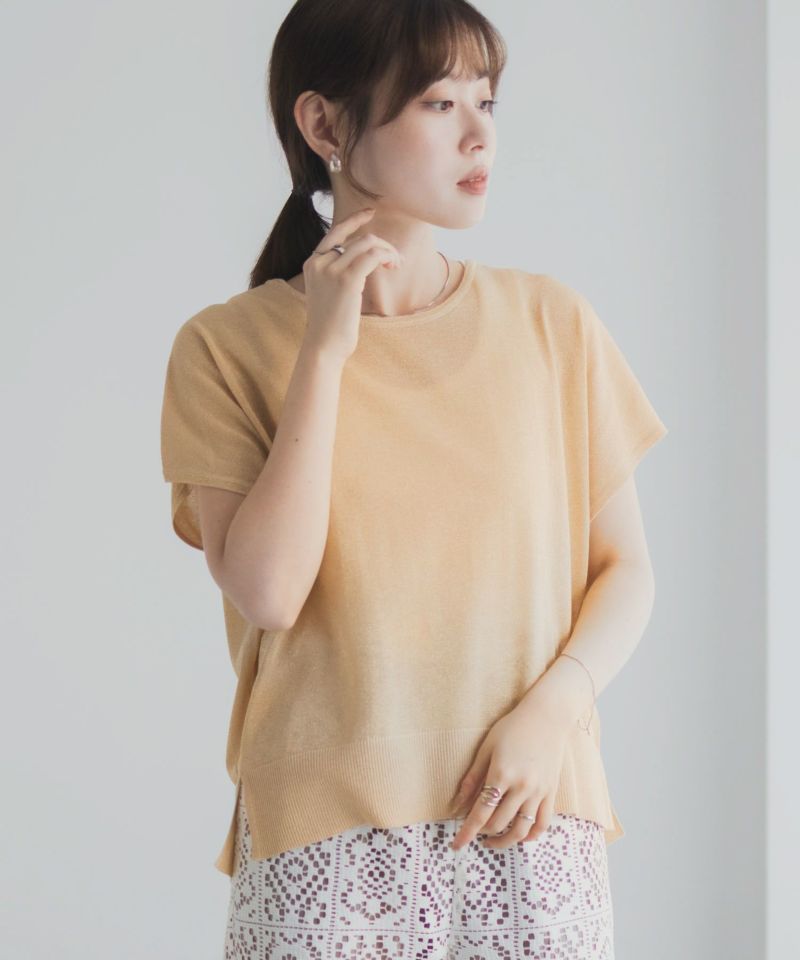 Idnes ラメフレンチプルオーバー レディース商品画像-1