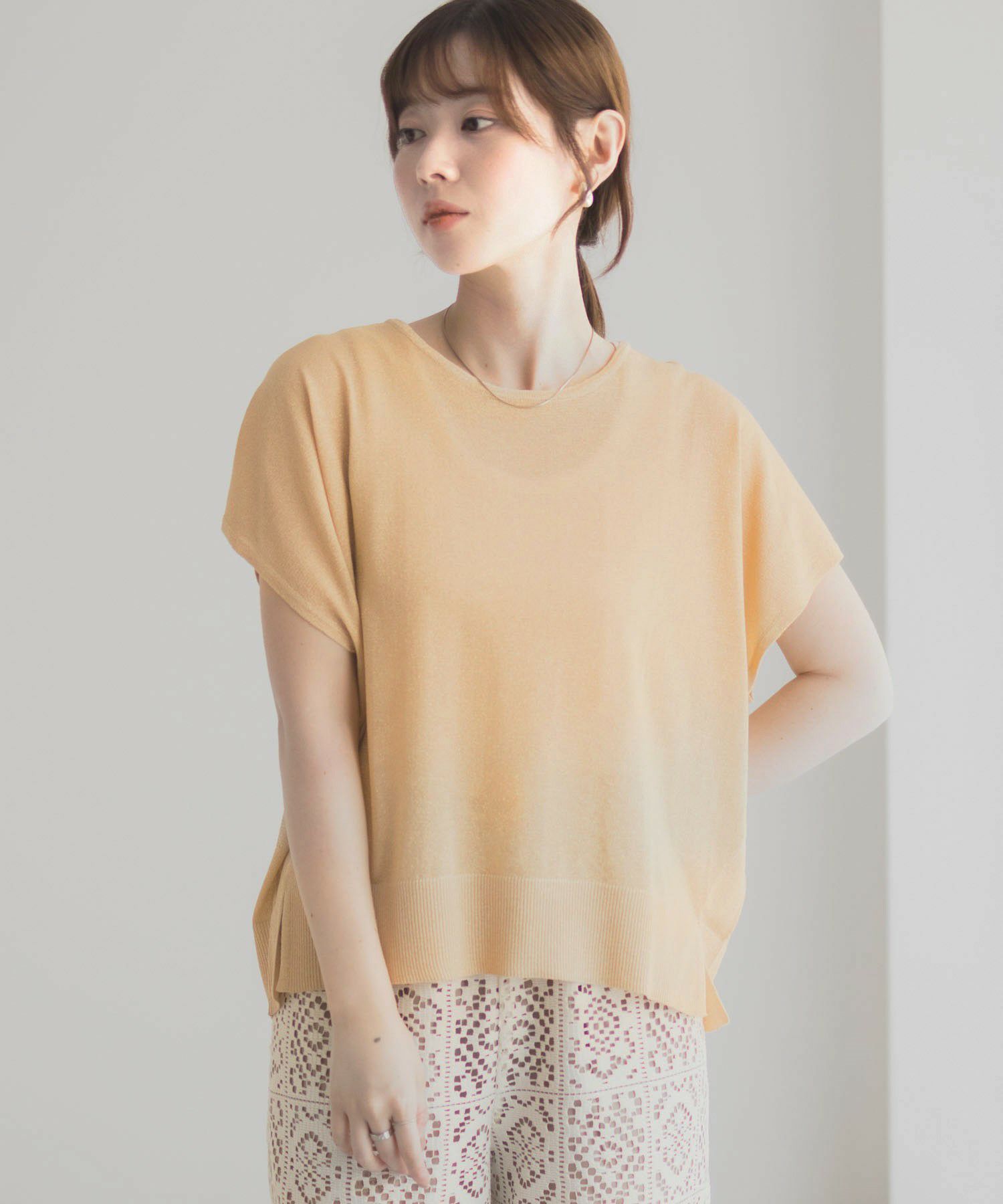 [さらに50%OFF]Idnes ラメフレンチプルオーバー レディース商品画像-6