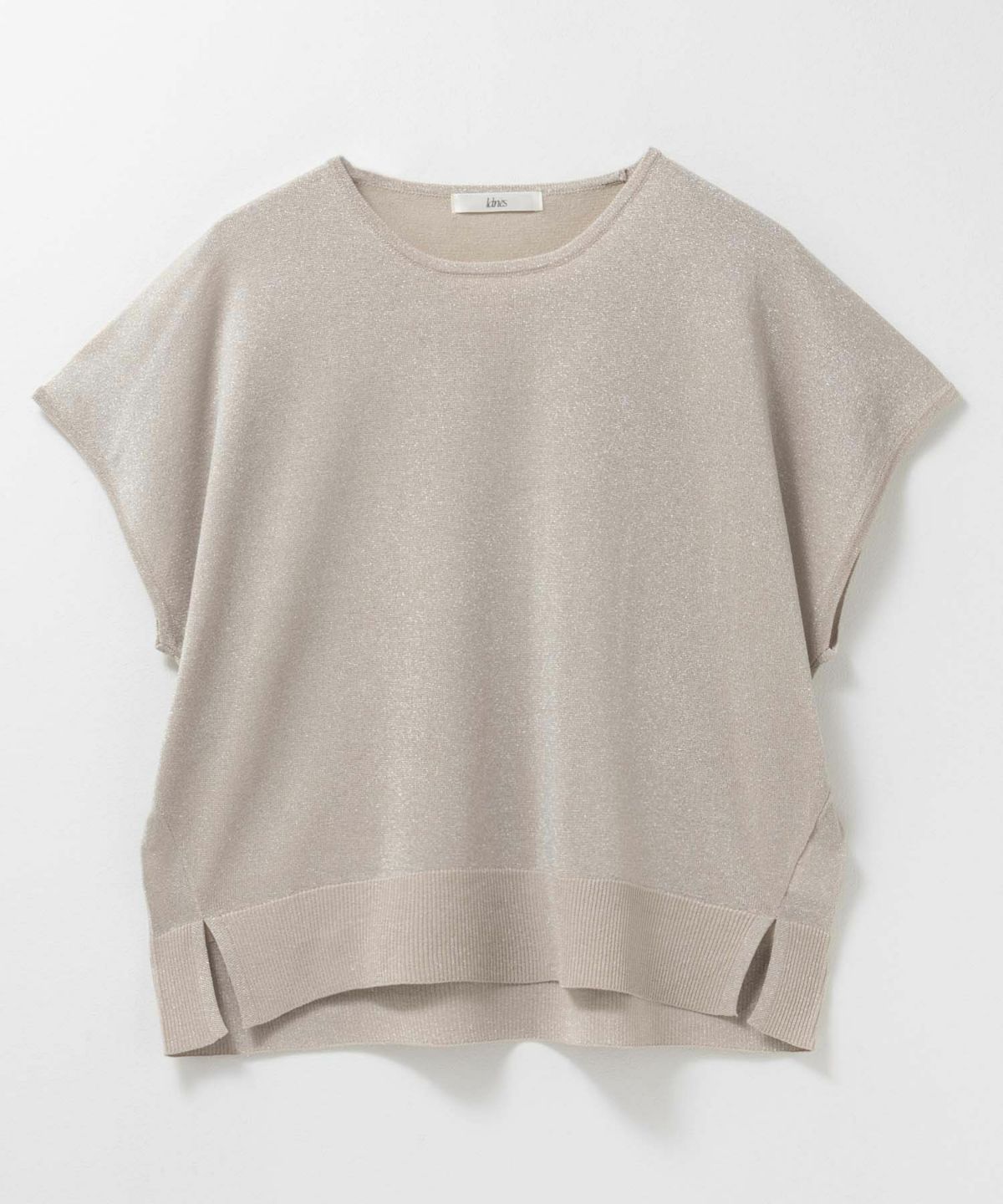 Idnes ラメフレンチプルオーバー レディース