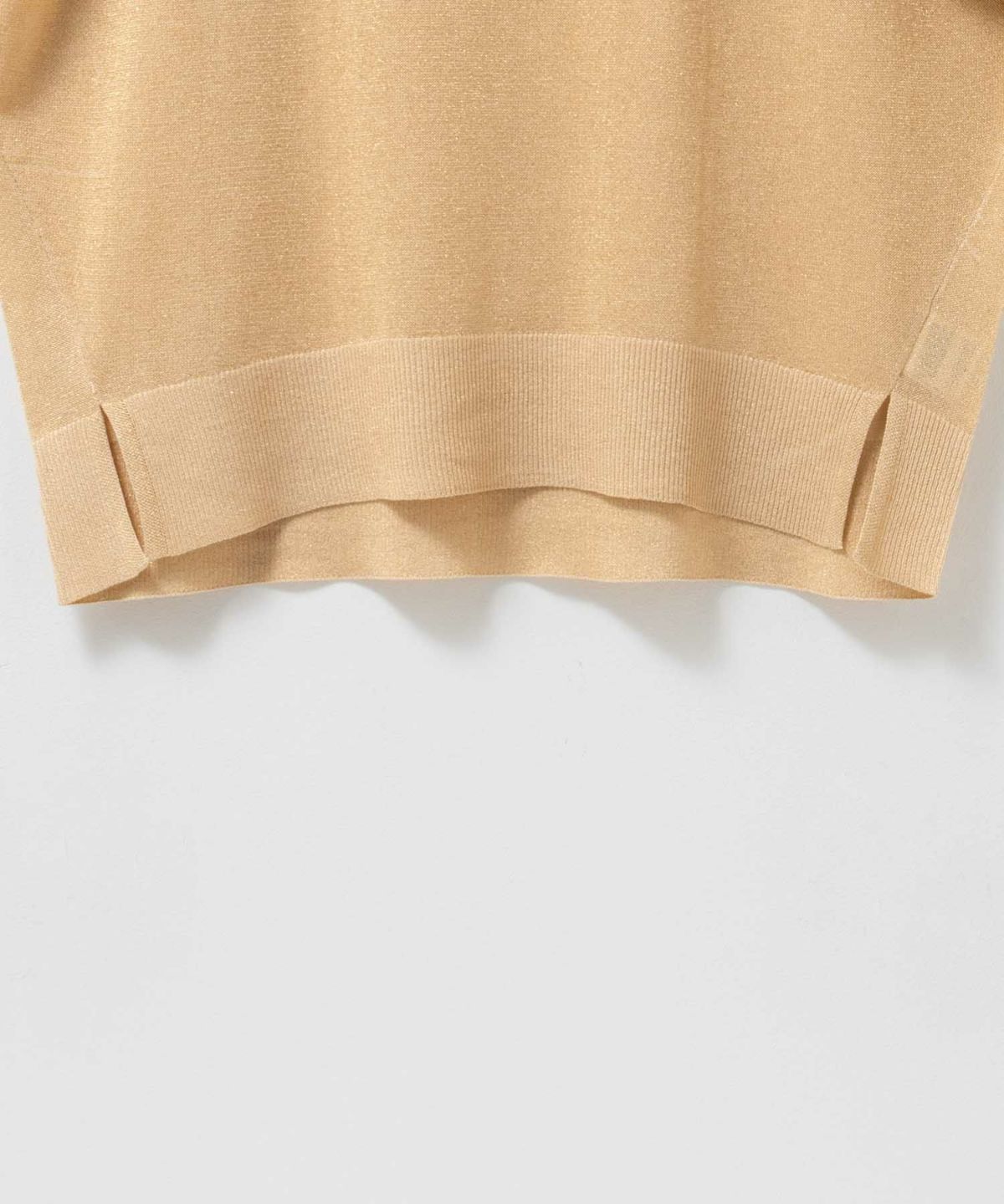 Idnes ラメフレンチプルオーバー レディース