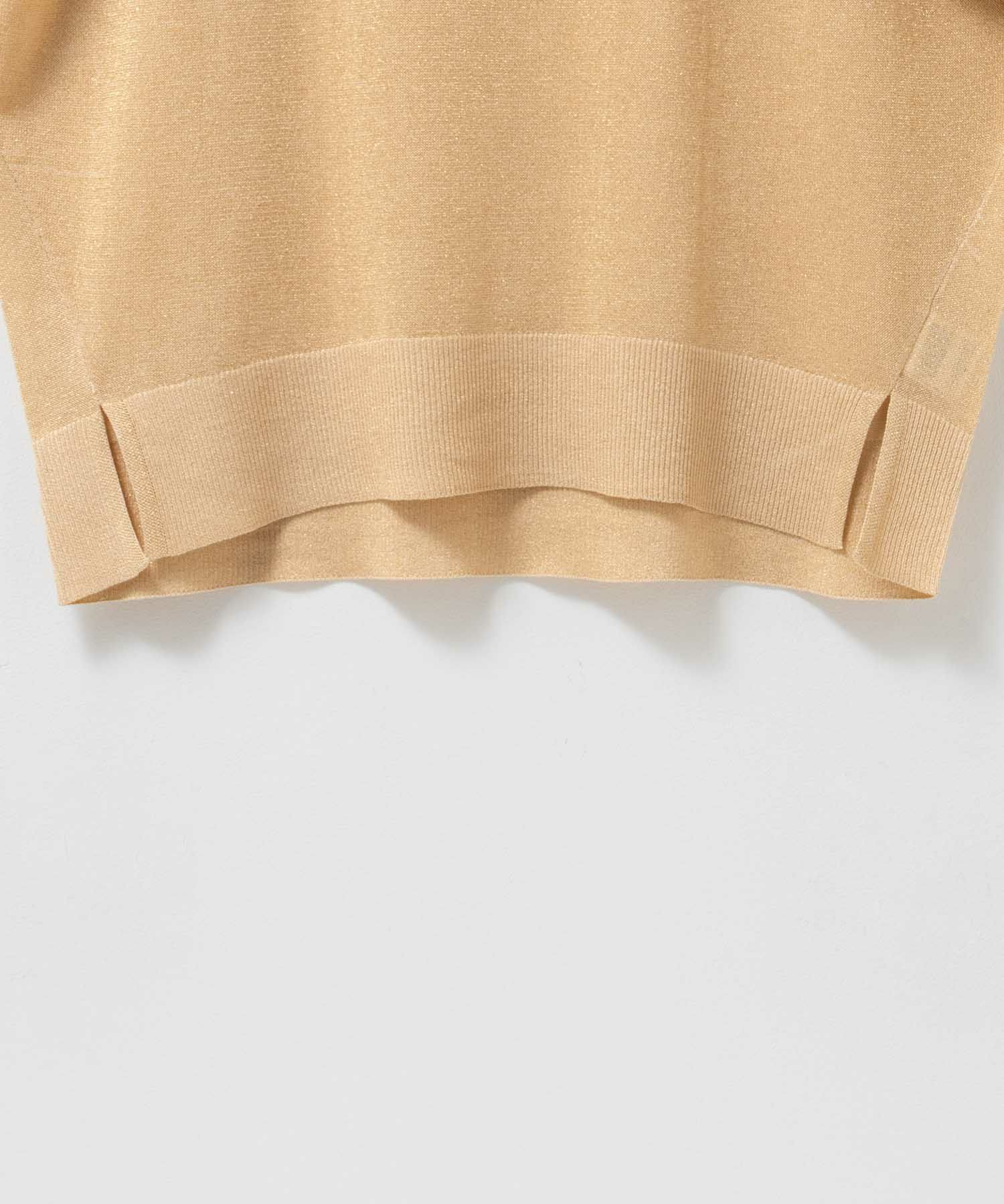 Idnes ラメフレンチプルオーバー レディース