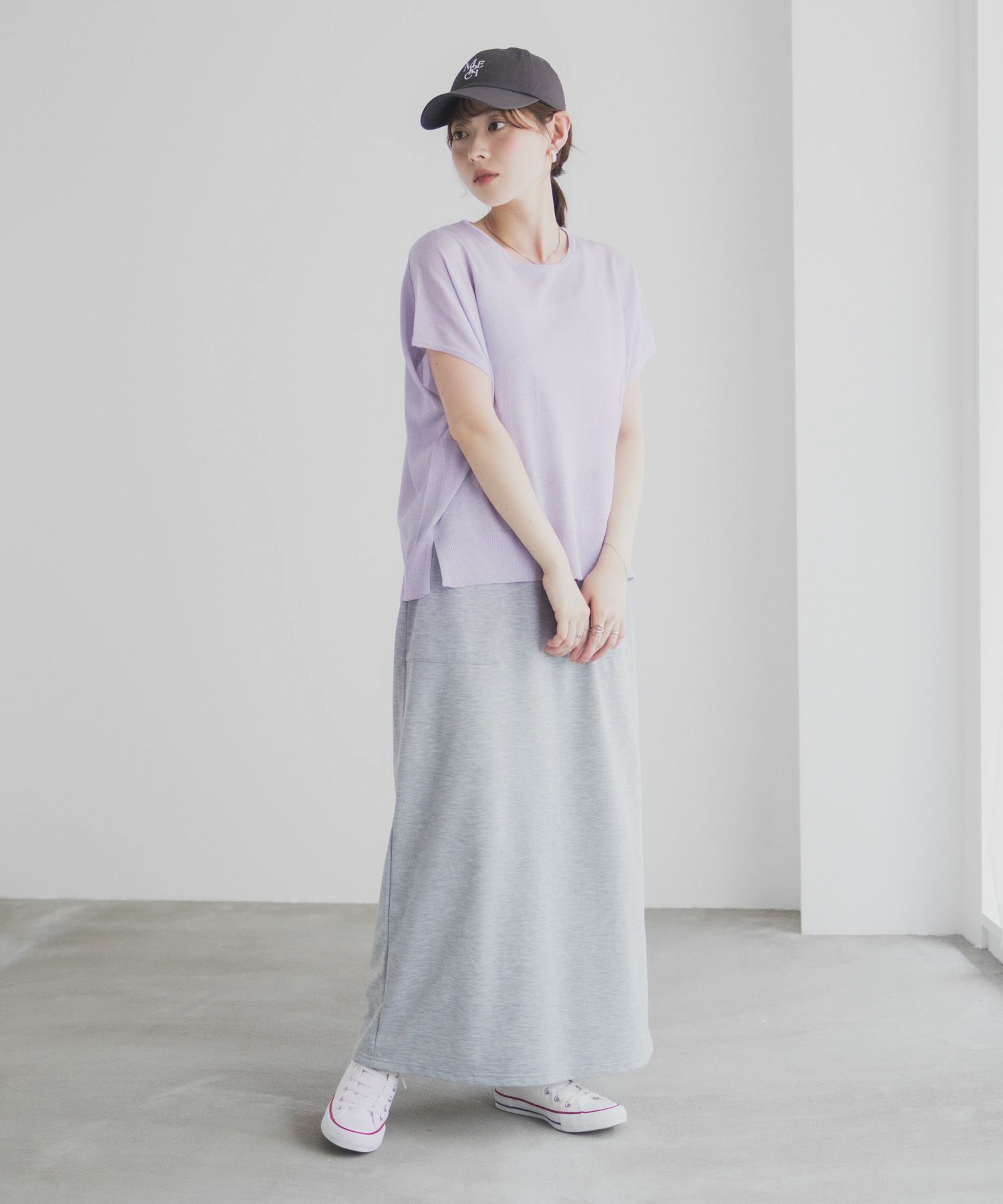 [さらに50%OFF]Idnes ラメフレンチプルオーバー レディース商品画像-32